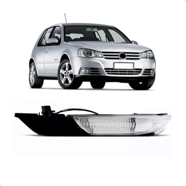 Pisca Retrovisor Golf 2007 2008 2009 2010 2011 2012 Cristal Lado Esquerdo