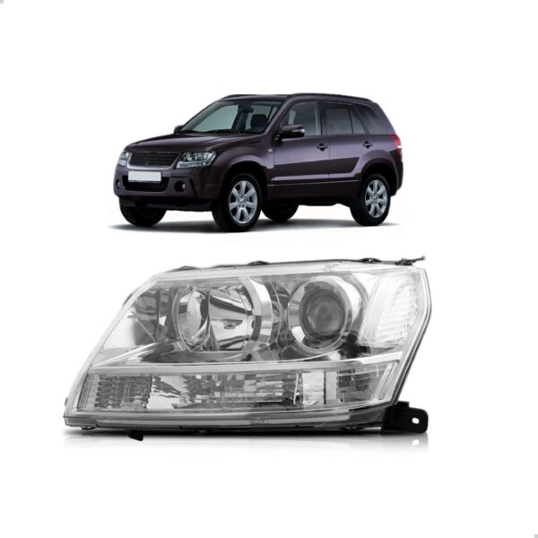 Farol Grand Vitara 2009 2010 2011 2012 1ª Linha Esquerdo/motorista