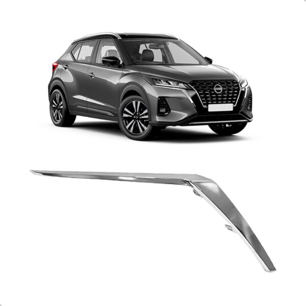 Friso Farol Para Nissan Kicks 2022 2023 2024 Cromado Lado Direito