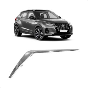 Friso Farol Para Nissan Kicks 2022 2023 2024 Cromado Lado Esquerdo