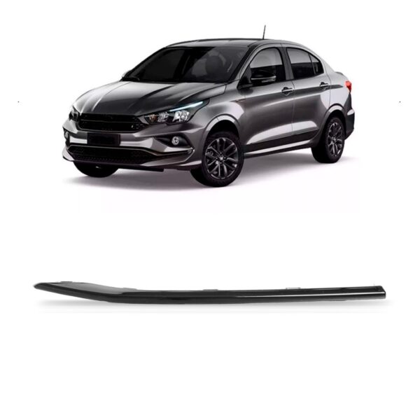 Friso Grade Superior Para Cronos 2023 2024 2025 Brilhante Lado Esquerdo