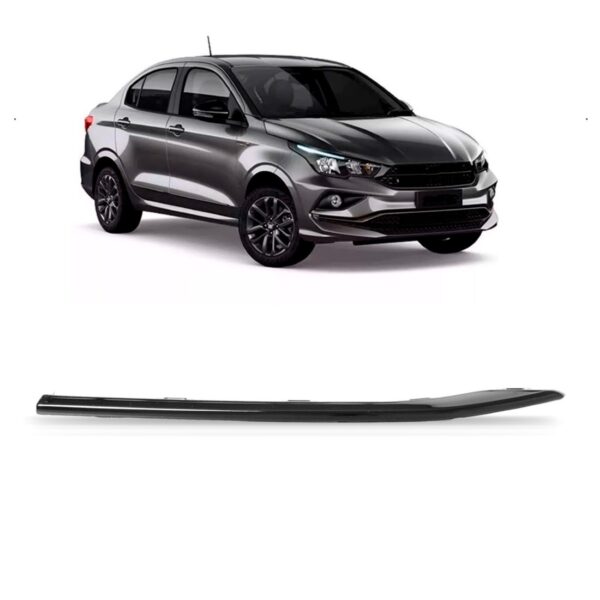 Friso Grade Superior Para Cronos 2023 2024 2025 Brilhante Lado Direito