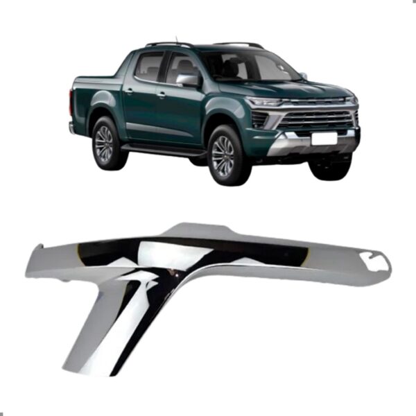 Moldura Grade Radiador Para S10 2025 2026 Cromado Lado Direito