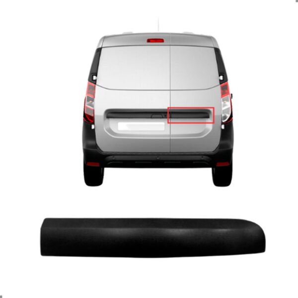 Moldura Traseira Para Kangoo 2024 2025 2026 Sem Furo Camera Direito Passageiro