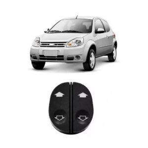 Interruptor Vidro Dianteiro Para Ka 2008 A 2014 Le Duplo