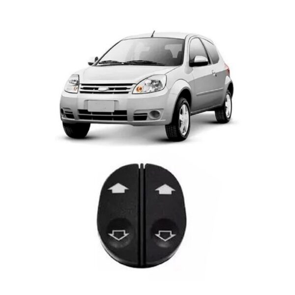 Interruptor Vidro Dianteiro Para Ka 2008 A 2014 Le Duplo