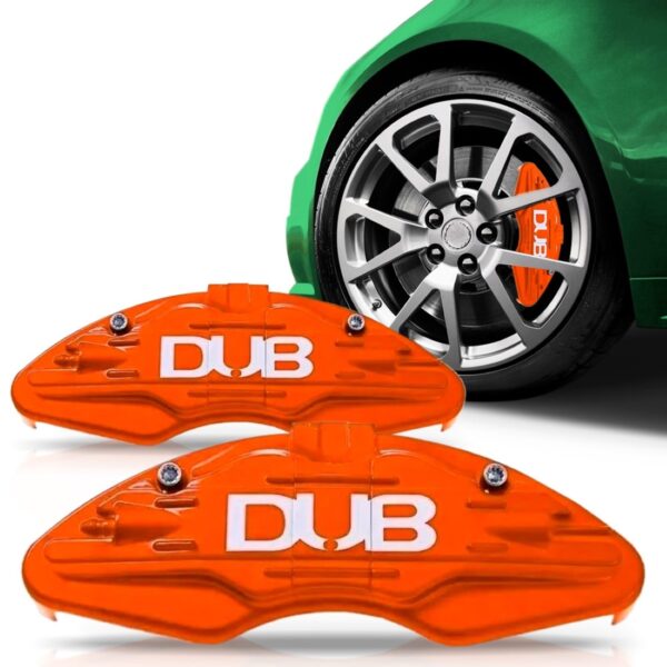 Par Capa Pinça Freio Tuning Esportiva Várias Cores C/trava Laranja Nissan Frontier