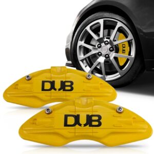 Par Capa Pinça De Freio Esportiva Dub Jetta Cor Amarelo