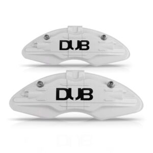 Par Capa Pinça De Freio Esportiva Dub Jetta Cor Branco