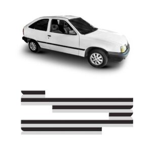 Jogo Friso Lateral P/ Kadett/ipanema Gl 96a98 2portas 6peças