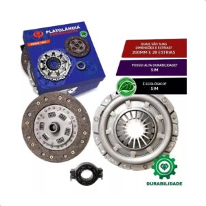 Kit Embreagem Fox 1,0 8v 07 2008 A 14 2015 16 Recondicionado