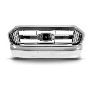 Grade Dianteira Ford Ranger 2016 2017 2018 1a Linha Preto Cromado