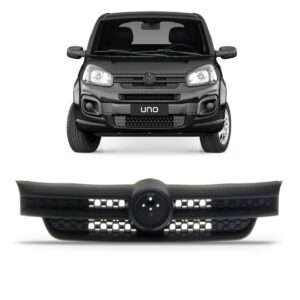 Grade Para Fiat Uno 2017 2018 2019 Preta - Preto