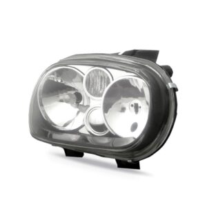 Farol Golf 1999 A 2006 Mascara Negra S/auxiliar 1a Linha Esquerdo/motorista