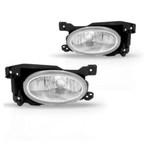 Kit Farol Milha Honda City 2012 2013 Botão Cristal