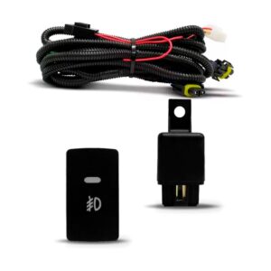 Kit Farol Milha Honda City 2012 2013 Botão Cristal