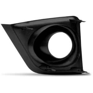 Moldura  Aro Farol Milha Corolla 2015 A 2017 Preta C/furo Le Preto Direito