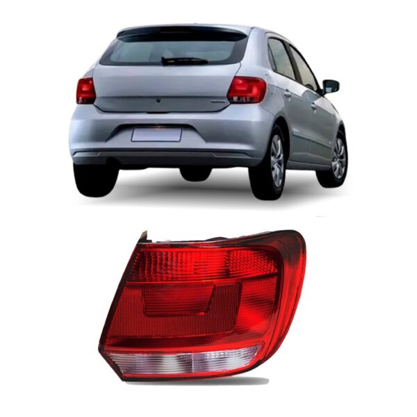 Sinaleira Traseira Gol Gvi G6 2012 2013 2014 A 2016 Bicolor Lado Direito