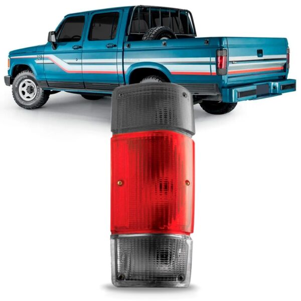 Lanterna Traseira Para D20 A20 C20 Pisca Na Cor Fumê Lado Direito