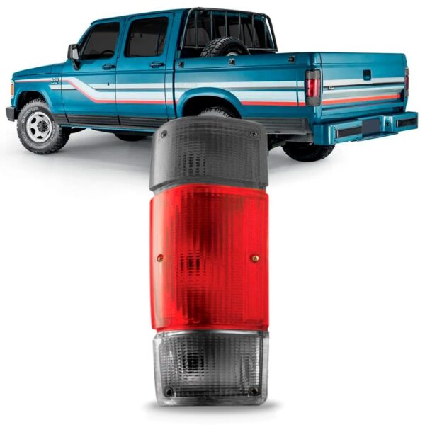 Lanterna Traseira Para D20 A20 C20 Pisca Na Cor Fumê Lado Esquerdo