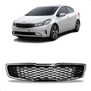 Grade Dianteira Radiador Para Cerato 2017 2018 2019 1a Linha Preto