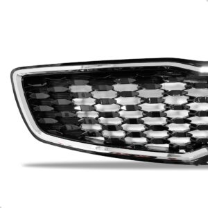 Grade Dianteira Radiador Para Cerato 2017 2018 2019 1a Linha Preto