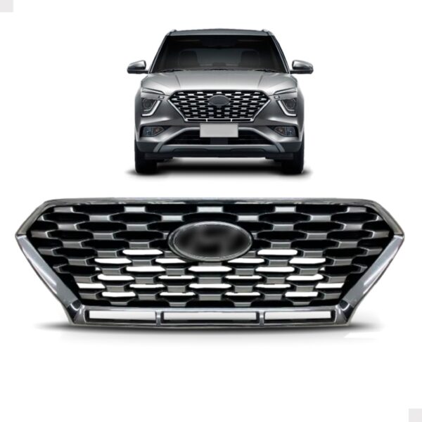 Grade Para Hyundai Creta 2022 2023 Prata