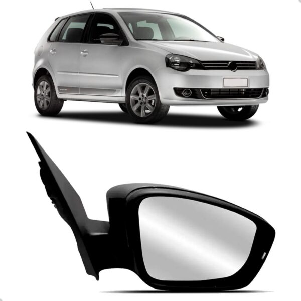 Retrovisor Polo Gvi 2012 Até 2017 Sem Seta Com Controle Lado Direito