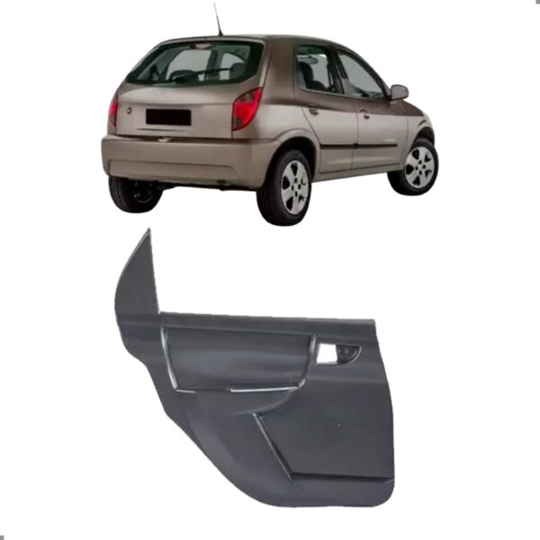 Forro Porta Traseira Para Celta 2001 A 2006 04 Portas Manual Direito Traseiro