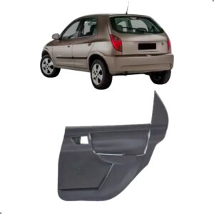 Forro Porta Traseira Para Celta 2001 A 2006 04 Portas Manual Esquerdo Traseiro