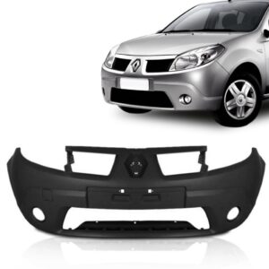 Envolvente Dianteiro Sandero 2008 2009 2010 Com Furo Milha Preto