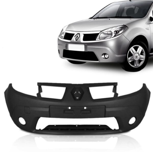 Envolvente Dianteiro Sandero 2008 2009 2010 Com Furo Milha Preto