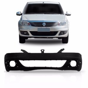 Parachoque Dianteiro Logan 2011 A 2013 C/furo Milha Para Pintura