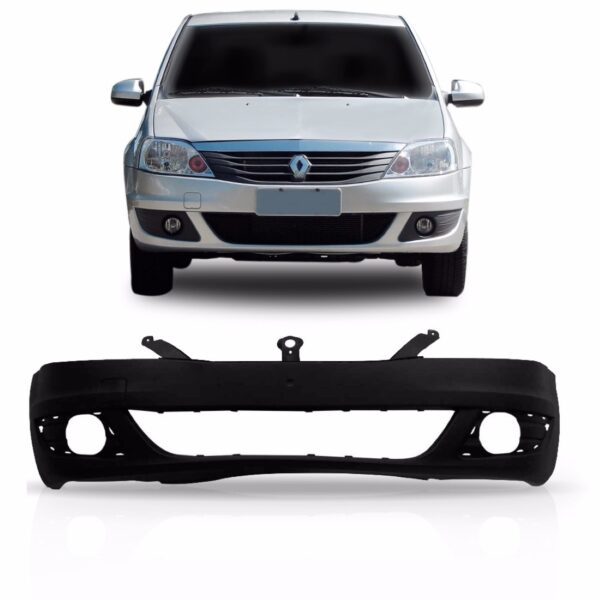 Parachoque Dianteiro Logan 2011 A 2013 C/furo Milha Para Pintura