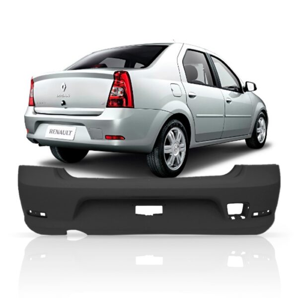 Parachoque Traseiro Logan 2010 A 2013 1a Linha