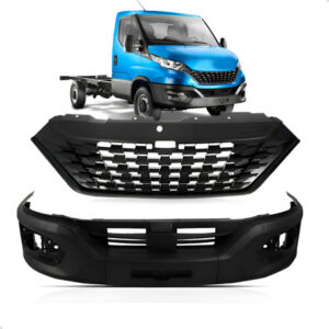 Kit Envolvente Para Iveco 2020 Até 2023 Grade Aro 1a Linha  Preto