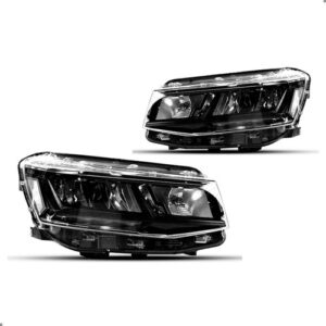 Par Farol Para Taos Comfortline 2021 A 2024 C/motor Led Drl Ambos Lados