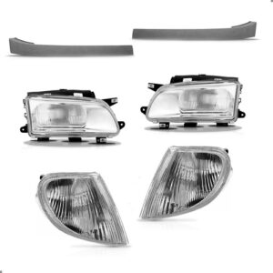 Kit Frente Para Partner 2004/09 Par Farois Sinaleiras Frisos Ambos Lados