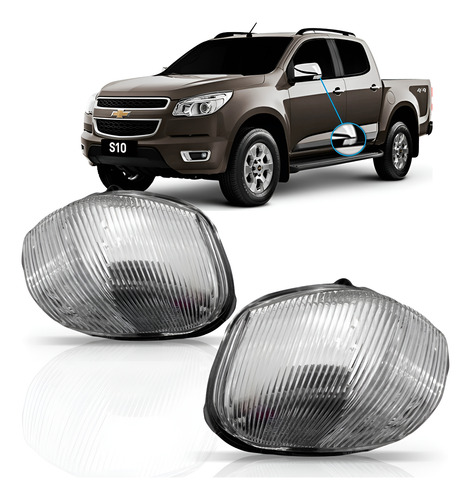 Par Pisca Seta Retrovisor S10 2012 2013 2014 2015 2016