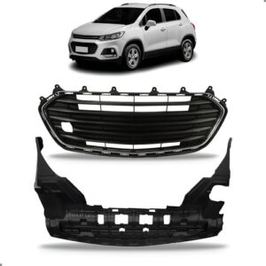 Kit Grade E Defletor Tracker 2017 A 2020 C/friso Cromado Preto