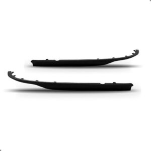 Kit Parachoque Para Peugeot 207 2009 A 2015 Grades E Spoiler Preto