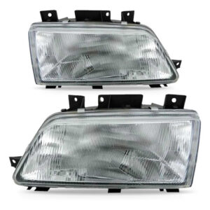 Par Farol Para Peugeot 405 1994 A 1997 Foco Simples Cromado
