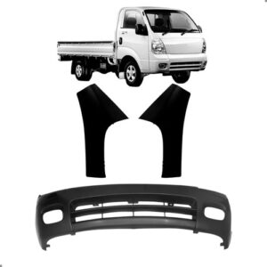 Kit Parachoque E Par Paralama Para Bongo 2005 A 2011 Para Pintar