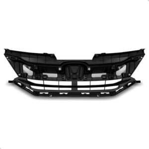 Kit Grade Superior E Inferior Para Honda City 2014 A 2017 Preto