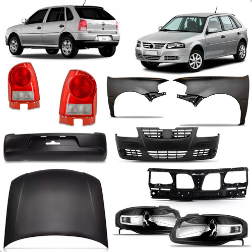 Kit Frente Vw Gol Saveiro Parati G4 2006 2007 2008 2009