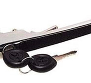 Macaneta Externa Dianteira Com Chave Preta Friso Passat Prateado
