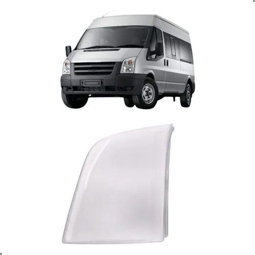 Lente Farol Para Transit 2007 2008 2009 A 2013 Lado Esquerdo