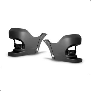 Kit 4 Molduras Vão Roda Strada 2014 A 2019 Polainas Traseira Preto