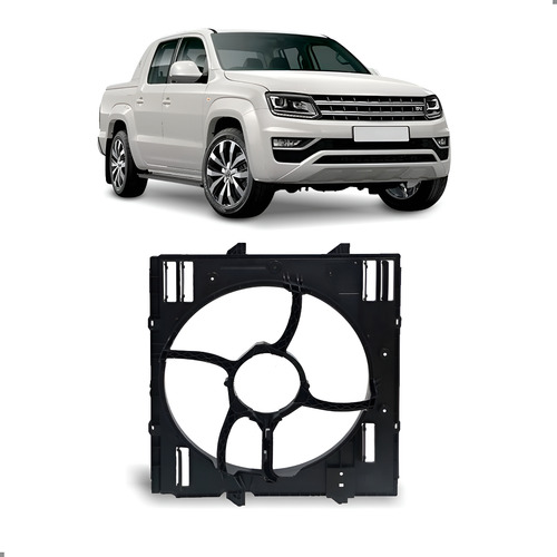 Defletor Radiador Dianteiro Para Amarok 2010 A 2016