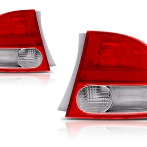 Par Sinaleira Honda New Civic 2006 A 2010 Traseira Canto